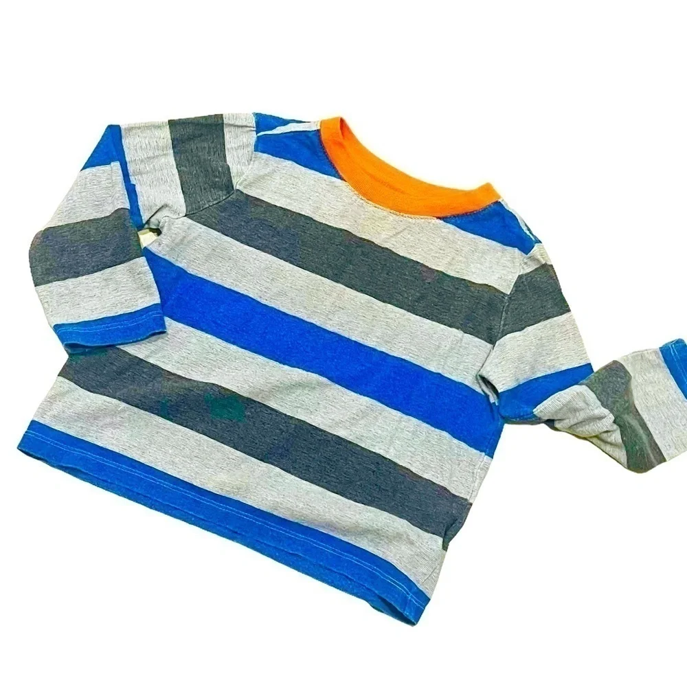 Old Navy casual play pull-on shirt top striped long sleeve cotton Boys 2T